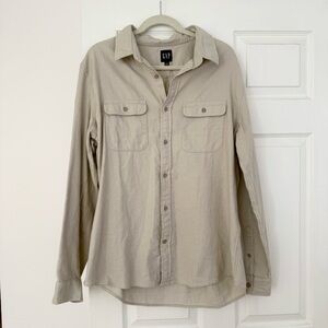 GAP Light Tan Casual Shirt